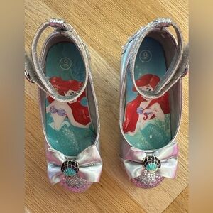 Silver Ariel Themed Girls' Shoes